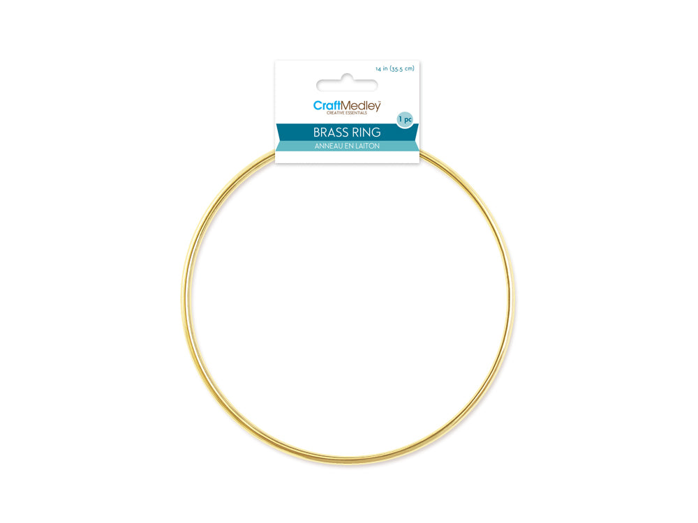 Craft Medley: Brass Rings 14" Round
