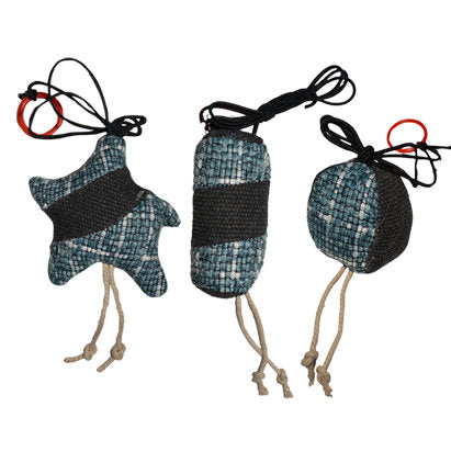 CAT STRING TOY-3 DESIGNS-TURQ ball:4X4x5cm