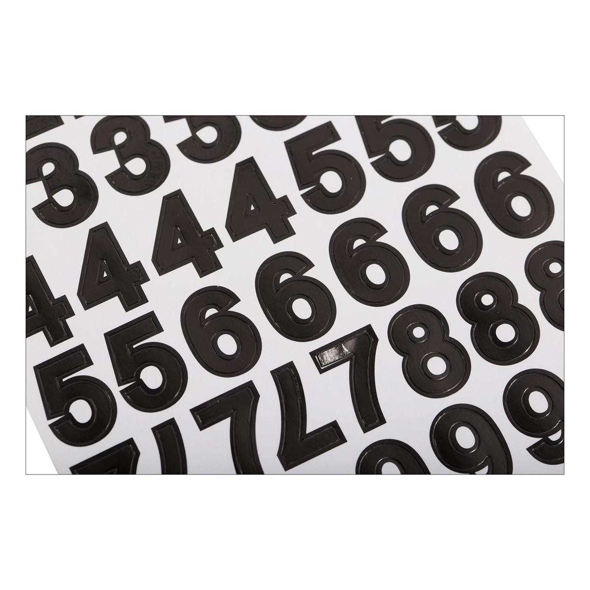 O.WKs. 10 Sheets Numbers Labels, pbh