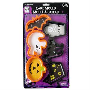 Party Gear 6pk Plastic Cake Mould, Blister