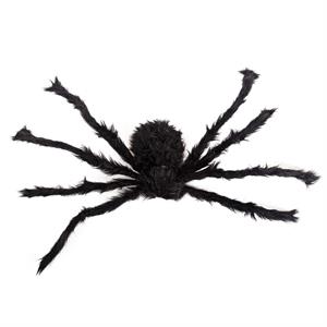 G.Ghouls Hween Giant Furry Spider, Black, 30", hangtag