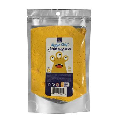MAGIC CLAY-100G-YELLOW GLITTER 19.8*12*1