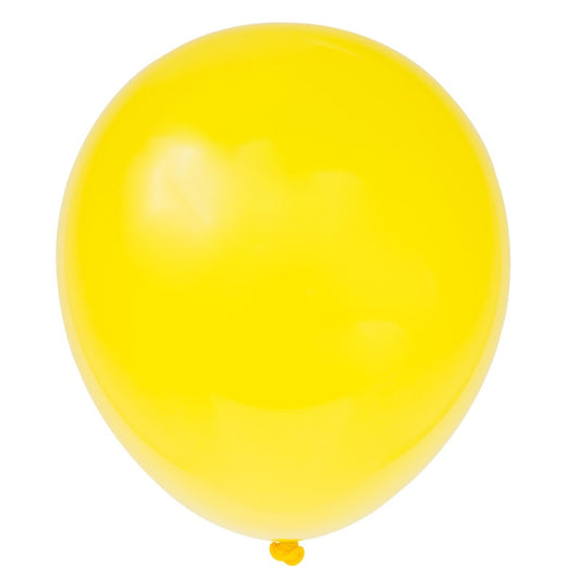 12" Latex Balloons  10ct - Yellow