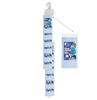 REUSABLE CLOTHS - 15 PK CLIP-STRIP 12/UNITS