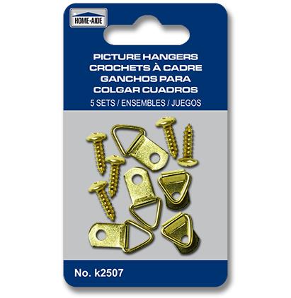 PICTURE HANGERS -5 SETS,MEDIUM