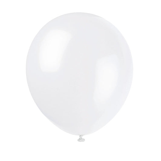Helium filled - 9" Latex Balloons - Snow White