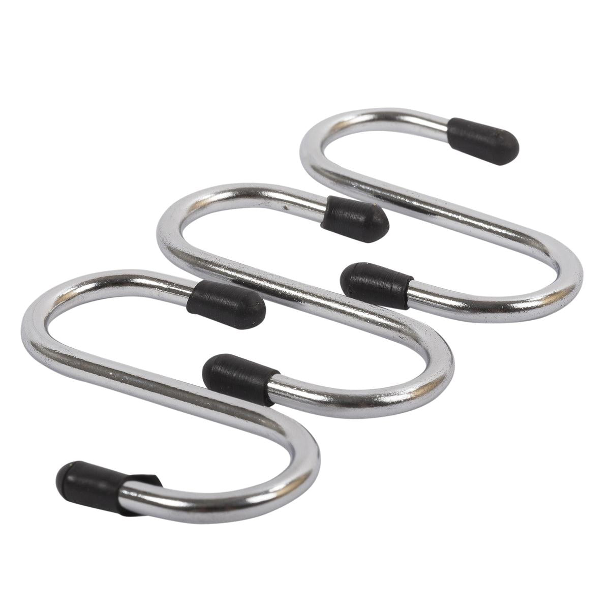 H.E. 3-pc 3" S Hook, b/c Hold up to 6.5 lbs