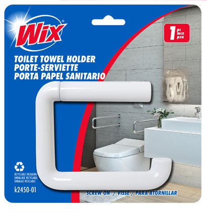 TOILET PAPER HOLDER WHITE