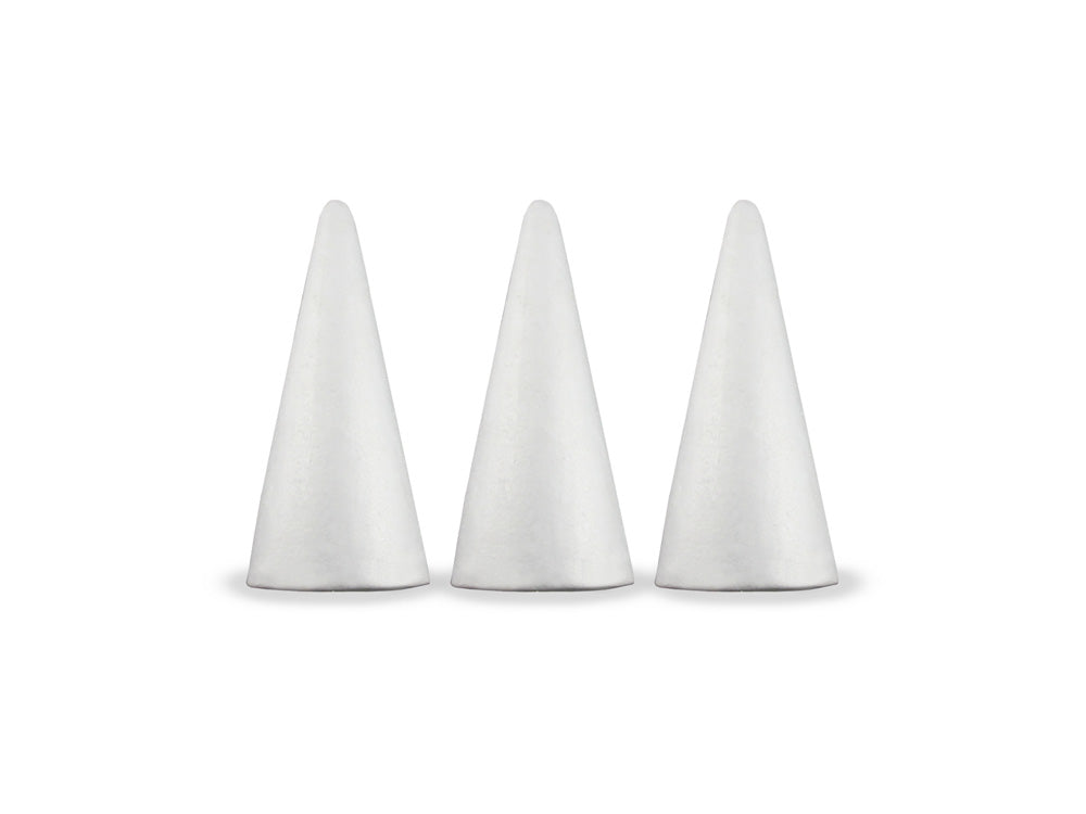 Polyfoam Cone: 4"x2.4" 3/pk