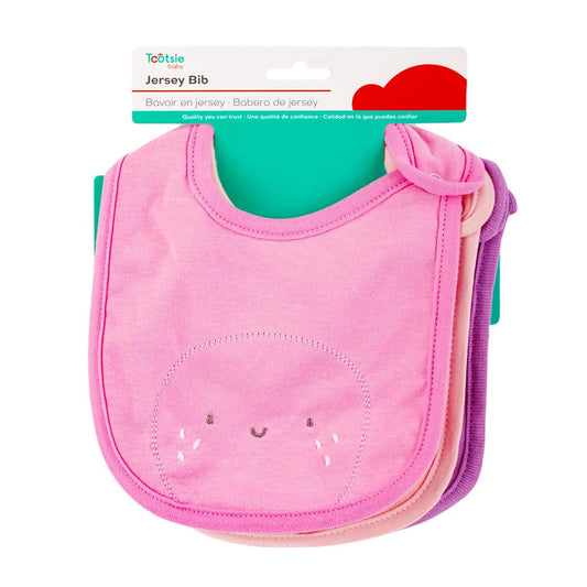 Tootsie Baby, 3-pc Baby Girl Bib , hc