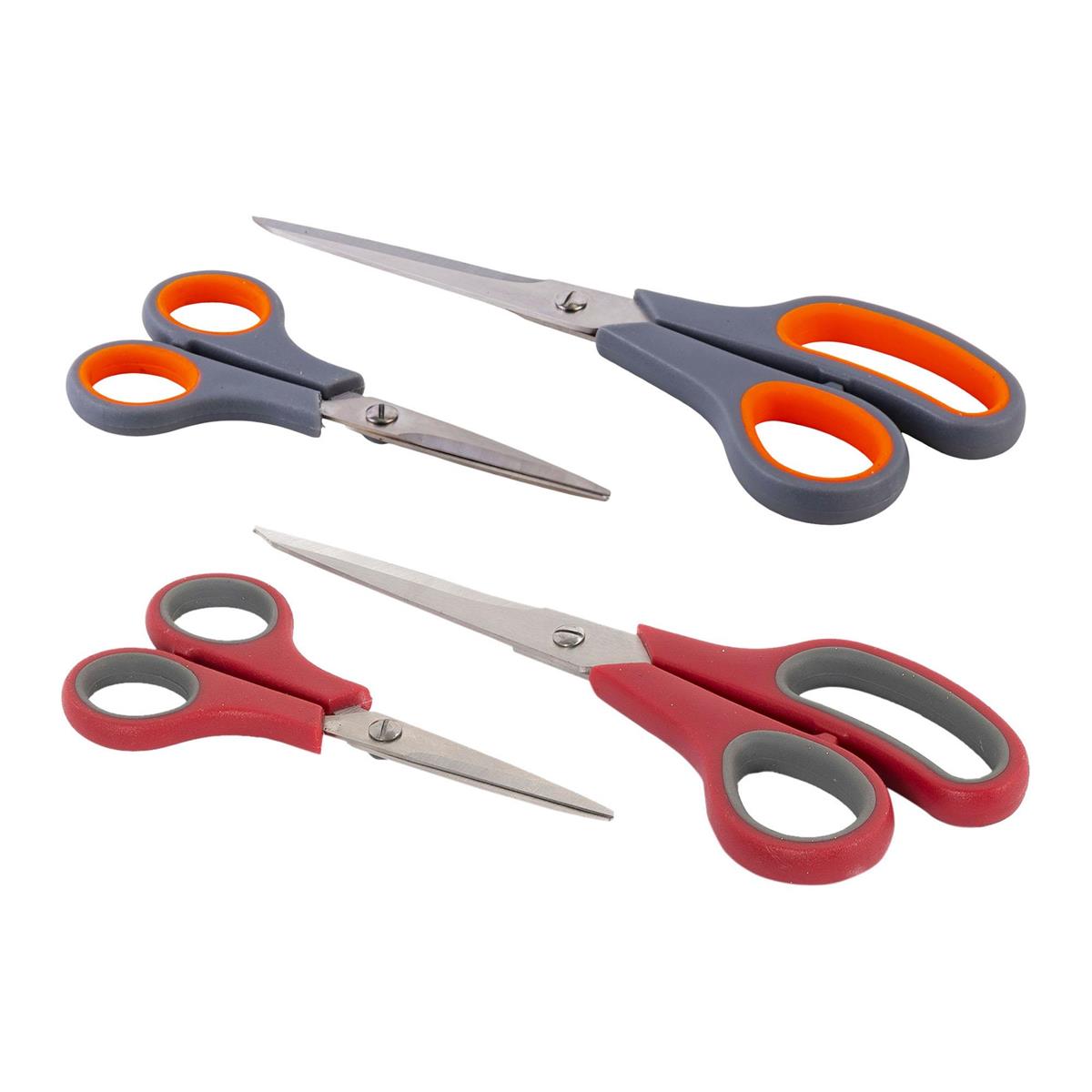 Luciano 2-pc Kitchen Scissors Set, 2 col., PVC box w/insert (CS)