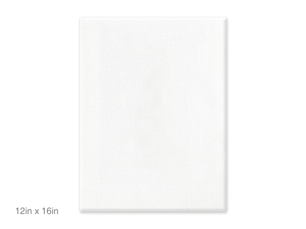 Stretch Artist Canvas: Rect. 12"x16" Primed Back-Stapled