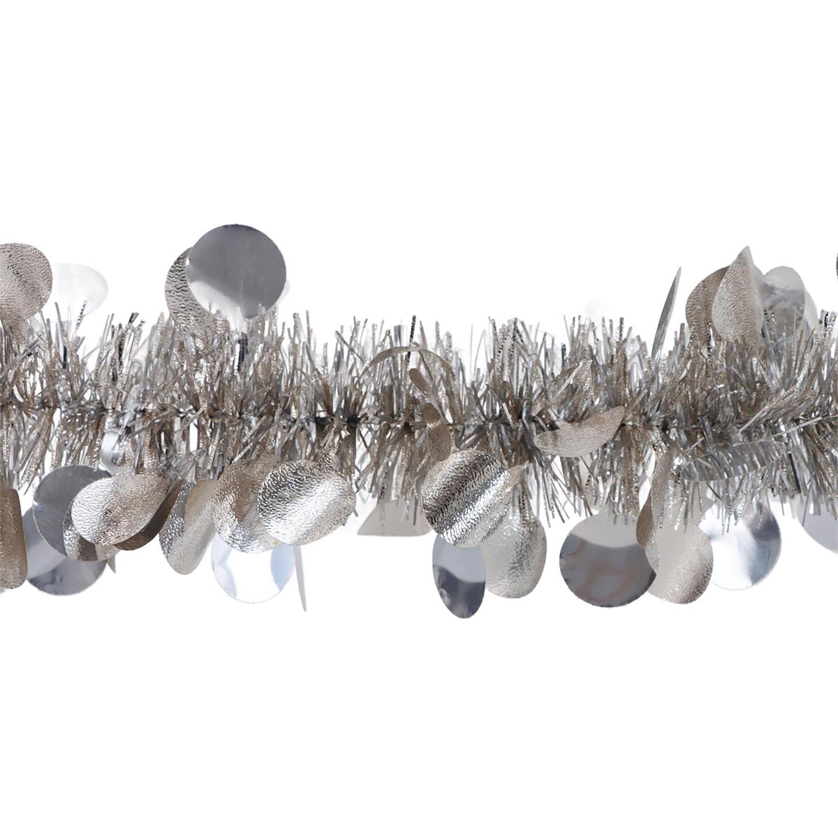 Deco N. 9ft.x5ply Tinsel Garland, 4/c, header