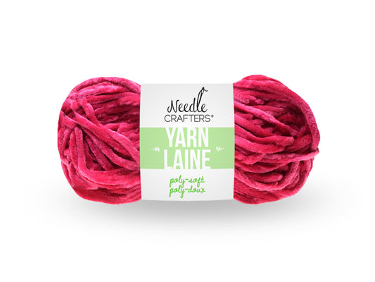 Needlecrafters: 50g Poly-Soft Yarn Ball F) Hot Pink