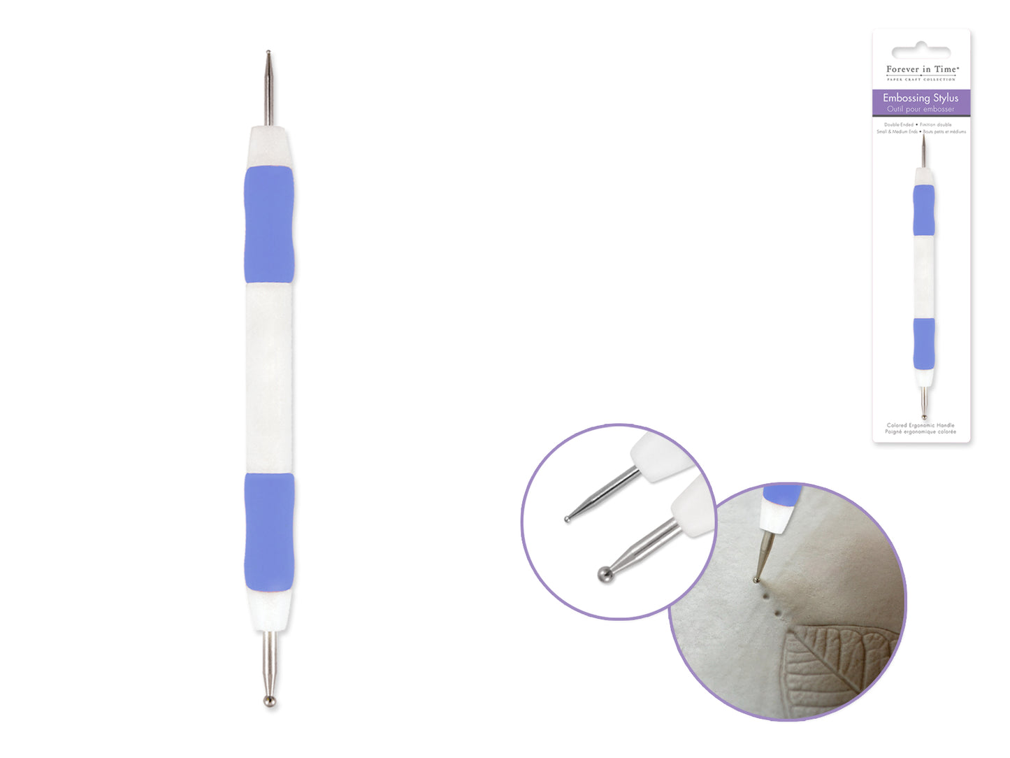 Paper Craft Essential: Embossing Stylus~ Double-ended Sm&Med Ball Points