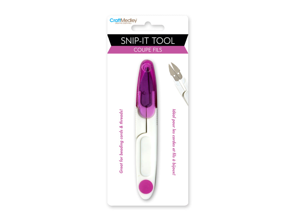 Beading/Jewelry Tool: Snip-It Bead Cord/Thread Cutter w/Cover