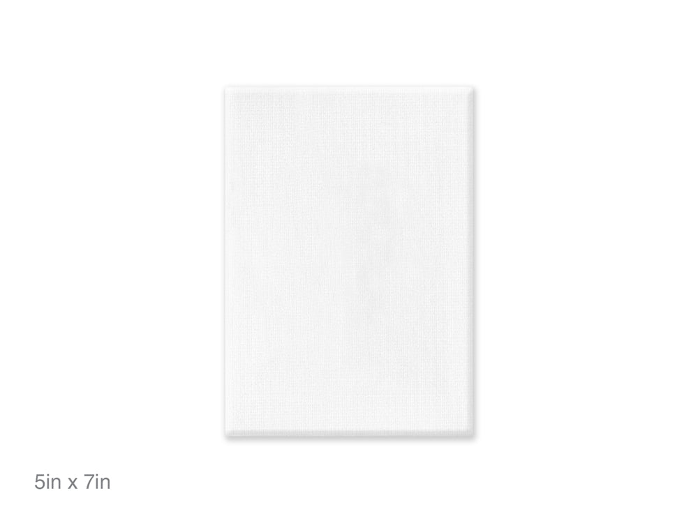 Stretch Artist Canvas: Rect. 5"x7" Primed Back-Stapled