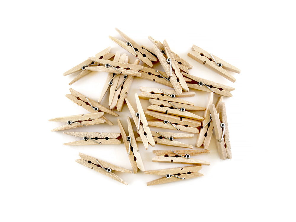 Craftwood: 1 7/8" Clothespins Natural 24/pk