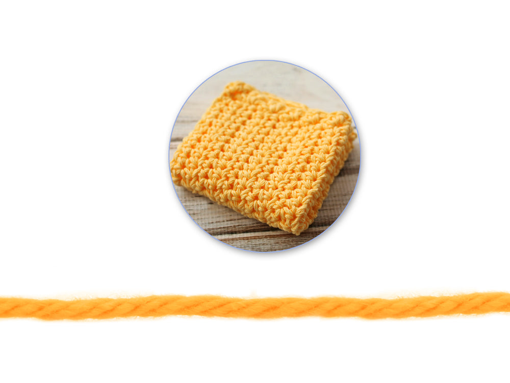 Needlecrafters: 50g Acrylic Yarn Standard Ball Dyed X) Golden Yellow