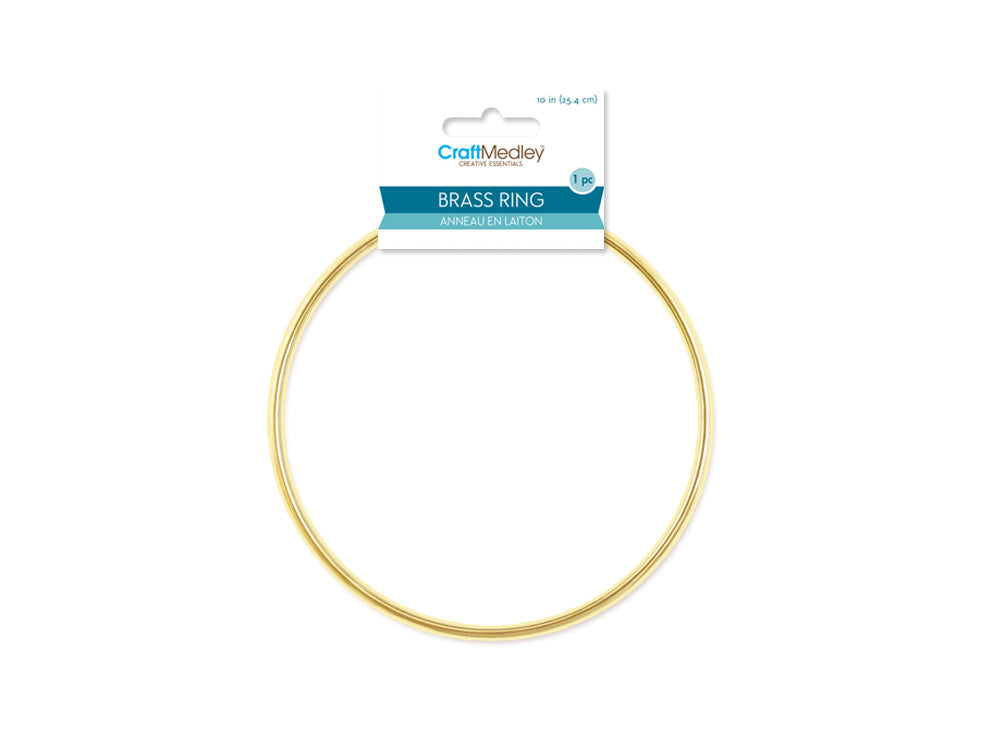 Craft Medley: Brass Rings 10" Round