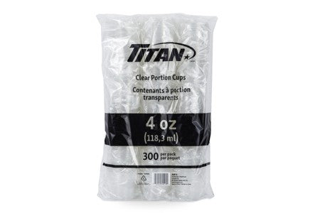 TITAN 4 OZ PP PORTION CUP 300/PK x 4PK/CS (1200/CS) (1088821)
