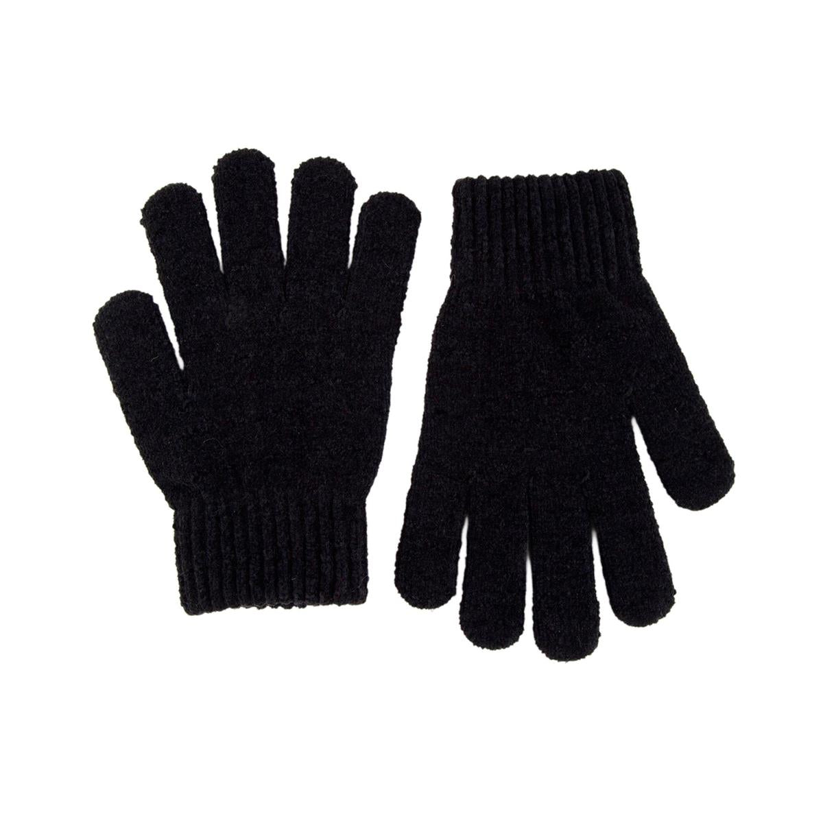 Nordic T. Chenile Knit Glove, Ladies, black, ht