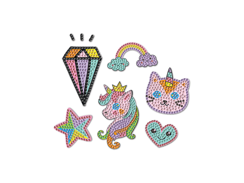 Krafty Kids Kit: Diamond Painting DIY Sticker Kit C) Unicorn Magic