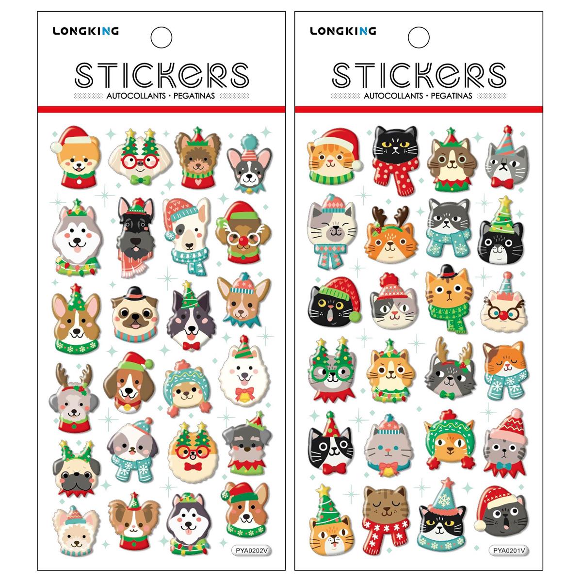 S.Secrets Xmas Pop-Up Stickers, 2/s, pbh