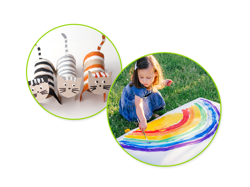 Krafty Kids Paint: 250ml Tempera (8.45oz) H) White