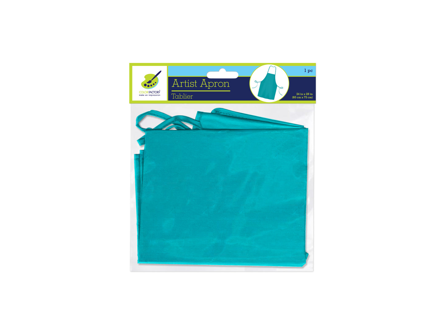 Color Factory: Artist Apron 24"x28" w/String Strap&Closure