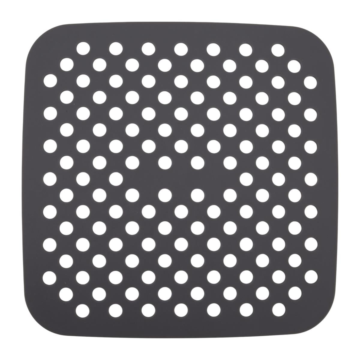 L.Gourmet 2-pc Silicone Air Fryer Liner, 7.5" x 7.5", hanging card