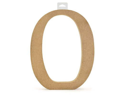Wood Letters: 5 1/8" MDF Standing O