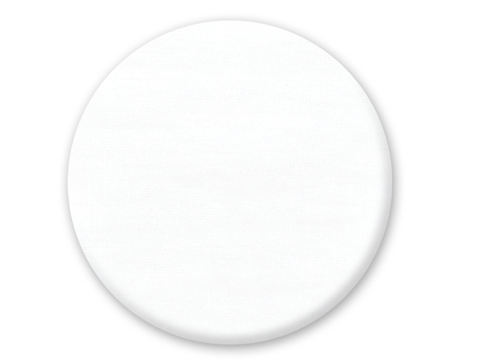 Stretch Artist Canvas: Round 10" Triple-Primed Back-Stapled