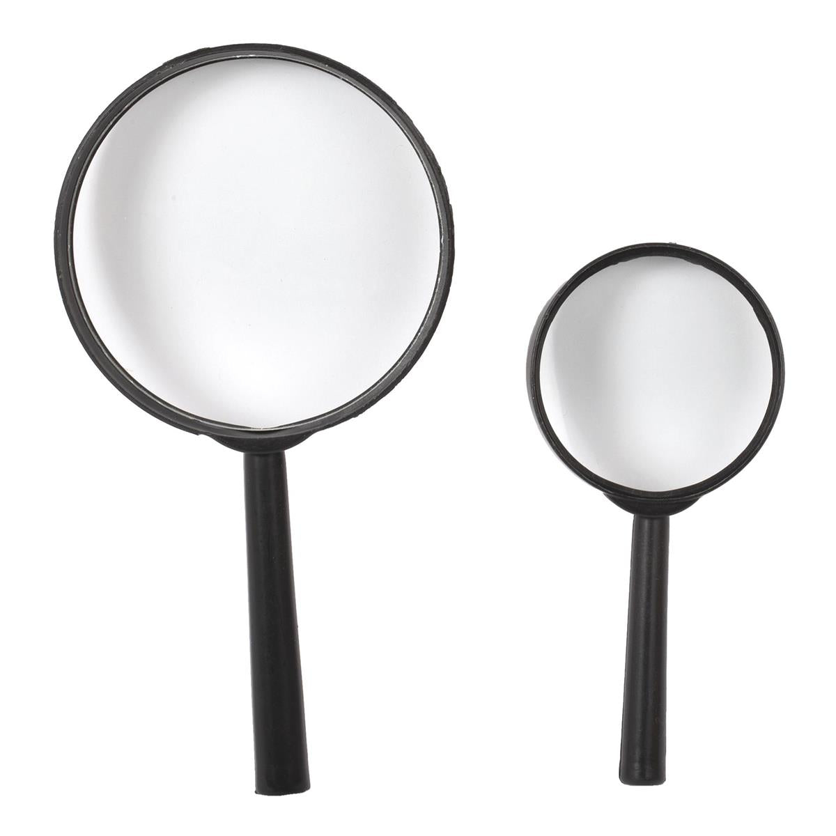 Desk Tech 2pc Magnifying glass 1x75mm; 1x50mm, Blister card