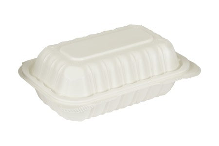 CAFE EXPRESS MFPP HINGED CONTAINER 6" X 9" 50/PK x 6/CS