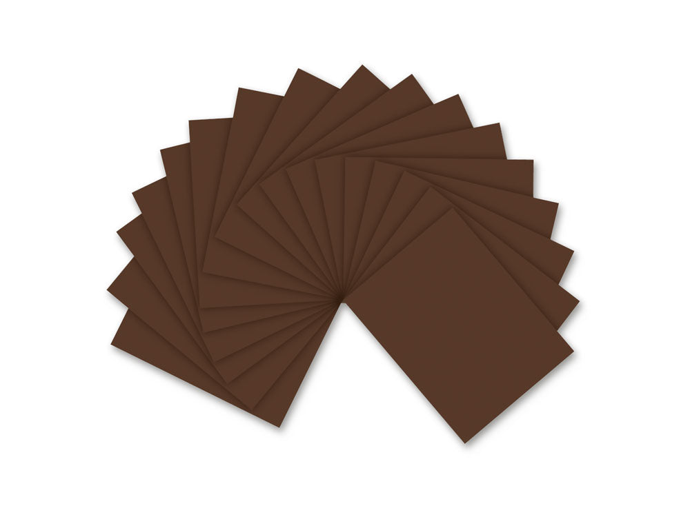 Fun Foam Sheets: One 9"x12" - 2mm(T) Barcoded Sheets L) Dark Brown