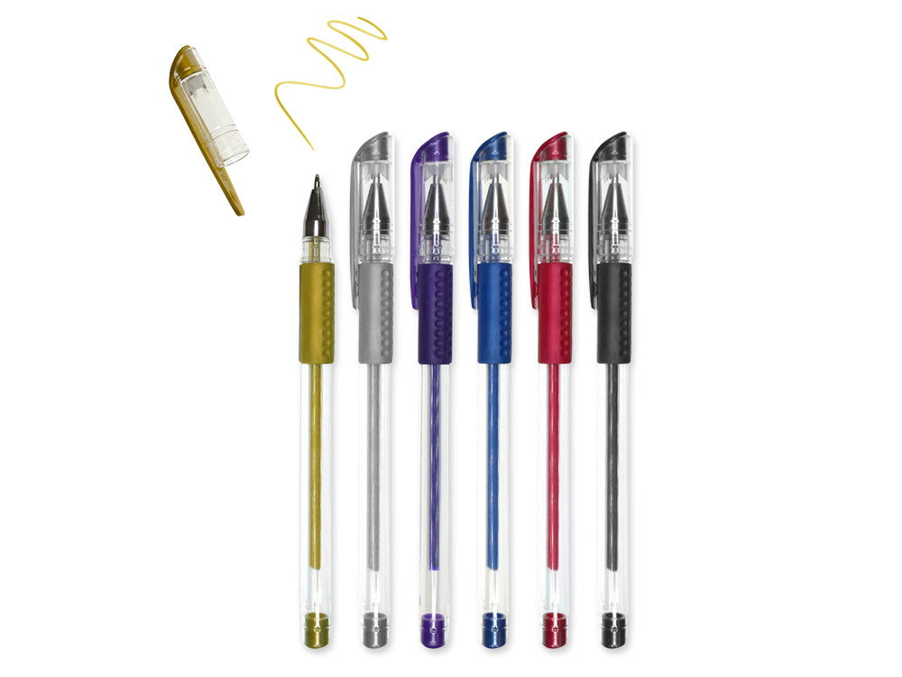 Color Factory Tool: Color-Flow Gel Pen 'Living In Color' Premium B) Metallics
