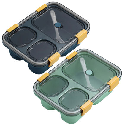 LUNCH BOX WITH UTENSIL-850ML 20.5*15*6.5(CM)