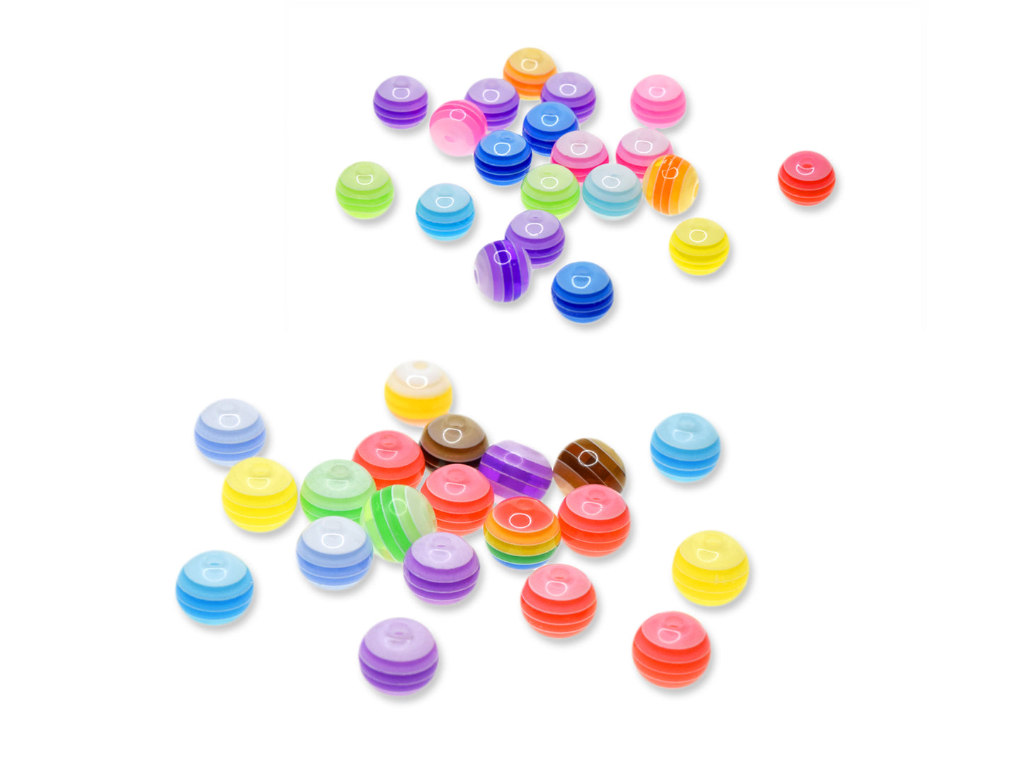 Acrylic Fashion Beads: 40pc Multi-Packs B) Round