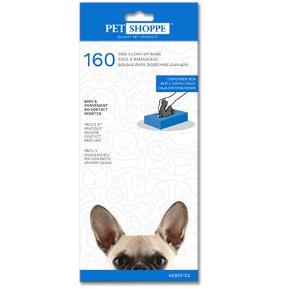 DOG CLEAN UP BAGS - 160/BOX