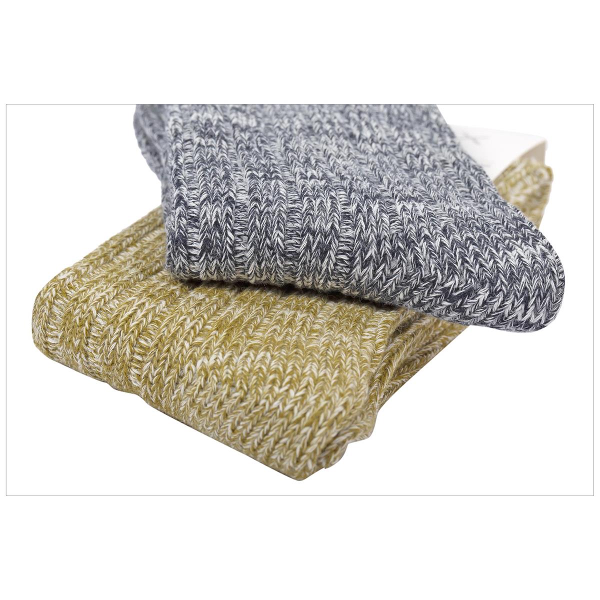 Sox, Men's Marl Socks, Crew, 2 asst, cott/poly/span, hc