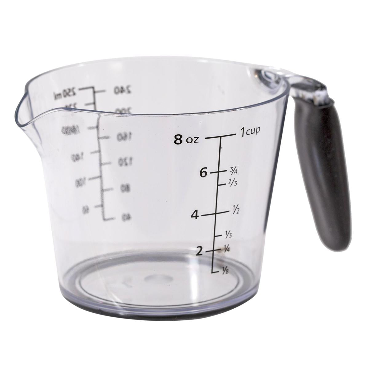 L. Gourmet 1-cup Measuring Cup w/ Non-slip Base &Soft Grip Handle