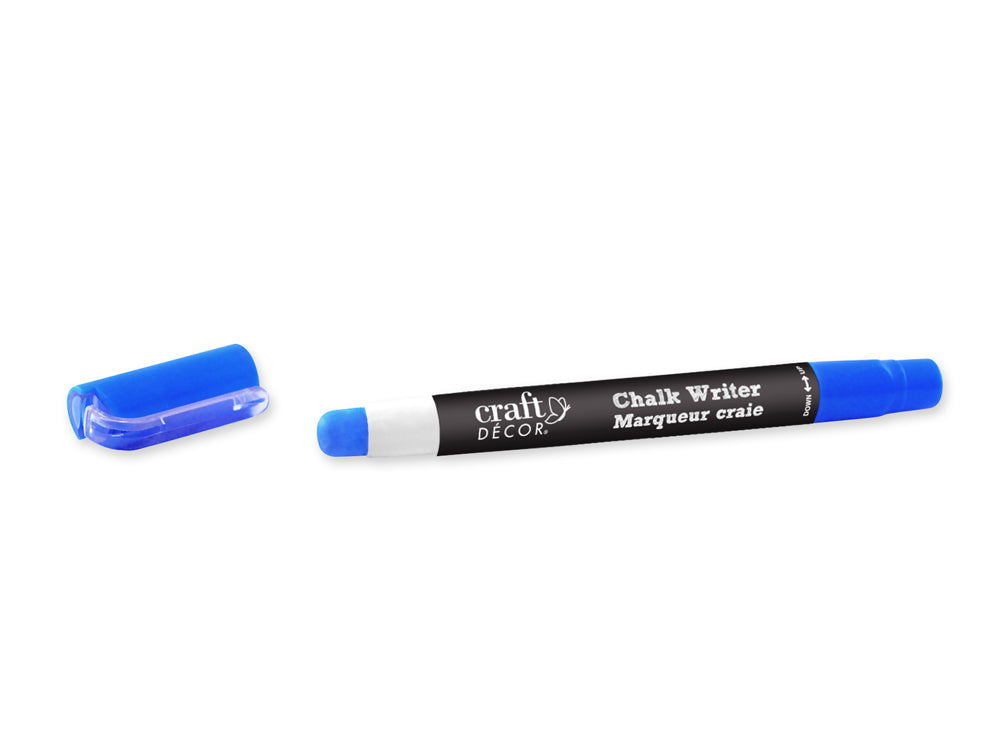 Craft Decor: Chalk Writer Blister-Carded G) Electric Blue