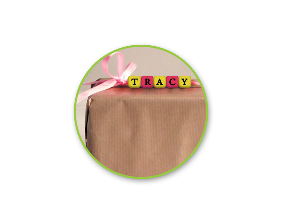 Wood Beads: 1cm Alphabet Beads 60/pk Asst B) Multi Mix