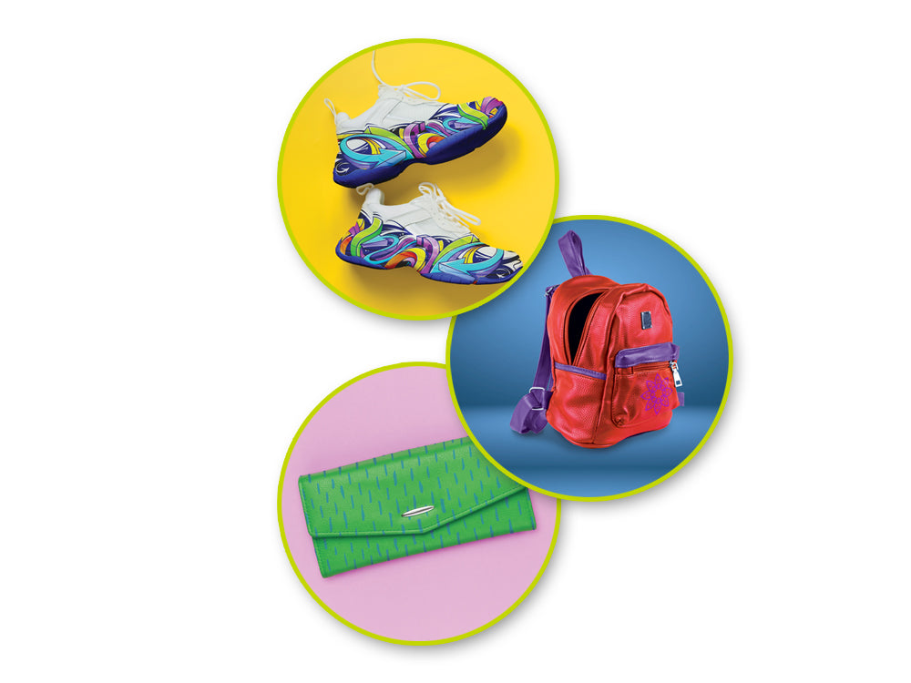 Color Factory: 2oz Fashion & Leather Acrylic Paint LD01-LD10 LD07) Bright Red