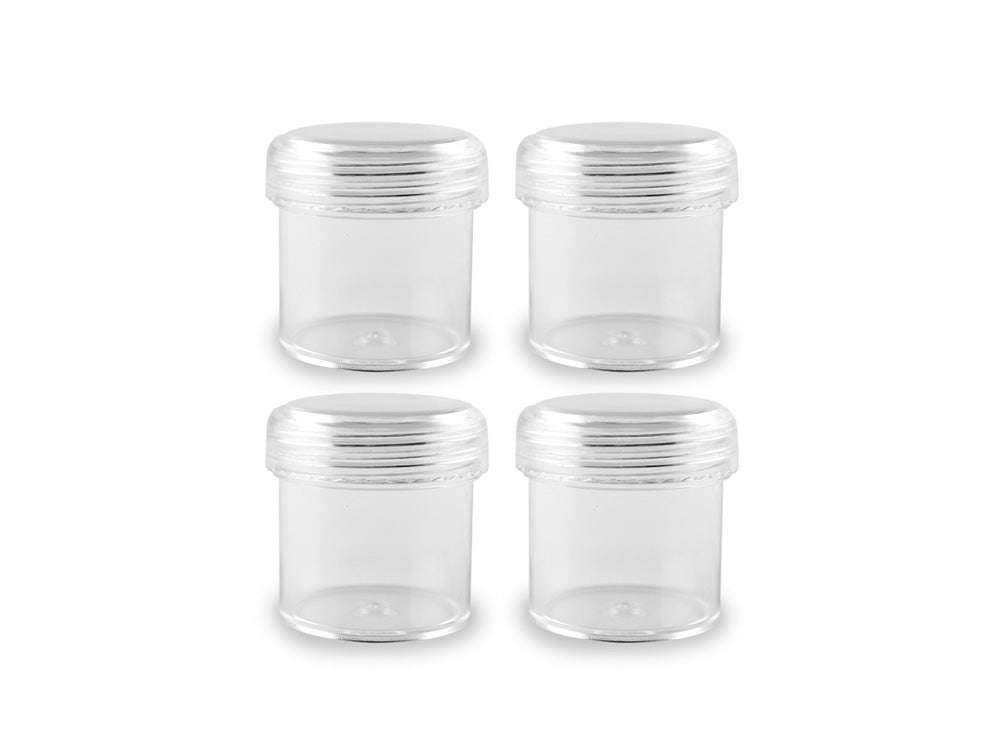Craft/Bead Storage: 12ml Screw-Top Cups x4 (48ml Total)