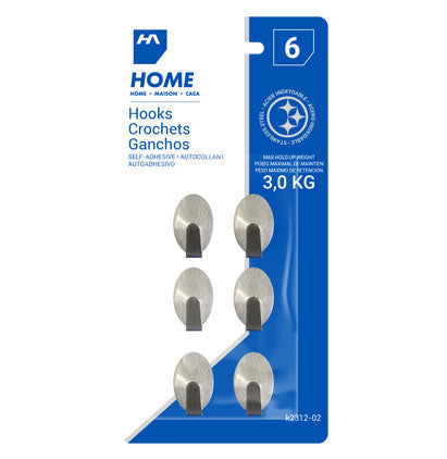 HOOKS-STAINLESS STEEL-OVAL-S