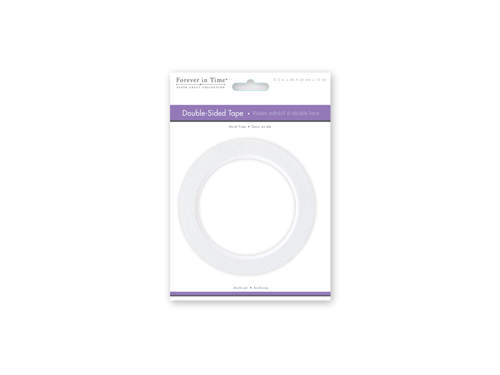 Paper Craft Tape: 8mm Double-Side Adhesive x15m Acidfree