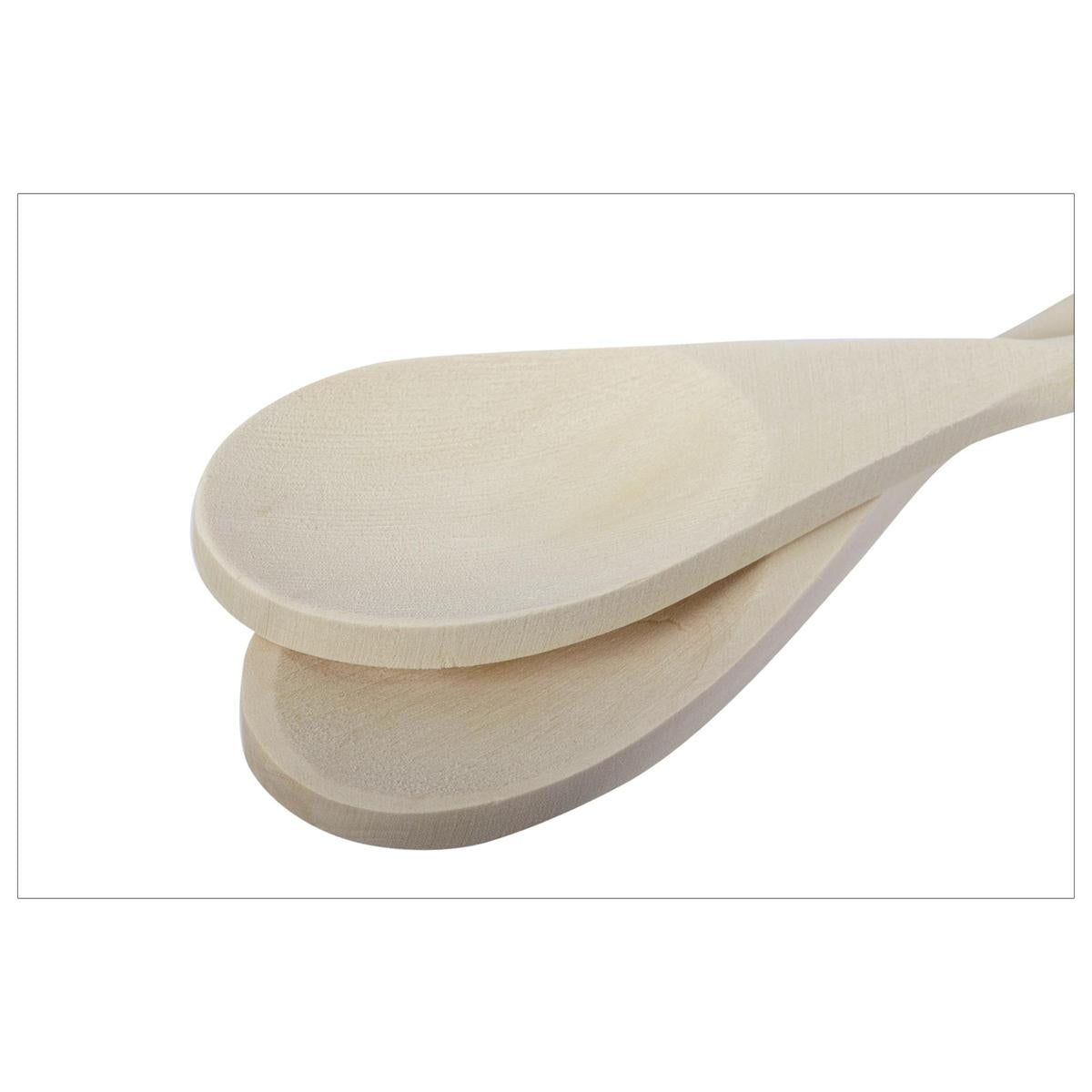 Luciano 2-pc Wooden Mixing Spoon, pbh w/ sleeve card (HZ)(CP)