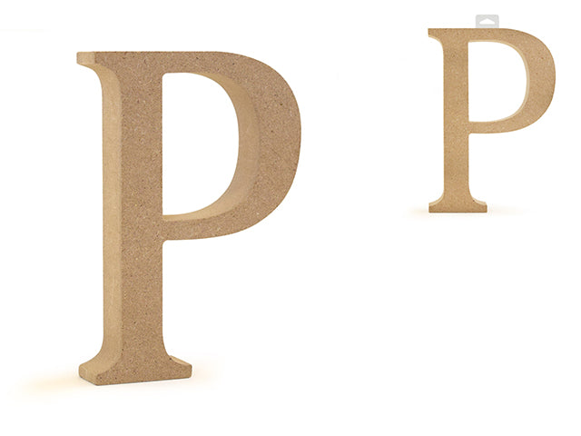 Wood Letters: 5 1/8" MDF Standing P